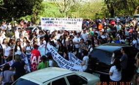 Protesto trabalhadores educação