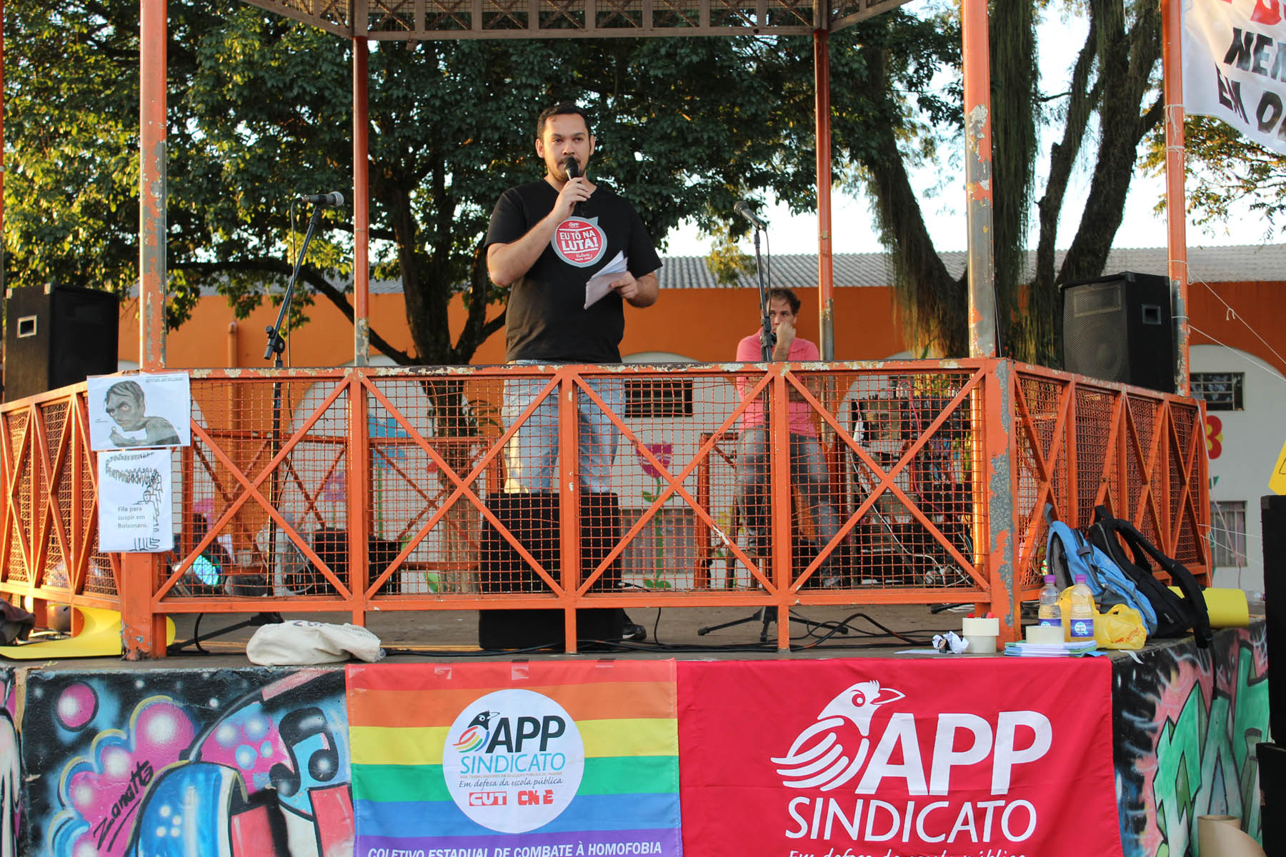 Diego Valdez, da APP-Sindicato/Foz: ocupar as ruas em defesa dos direitos