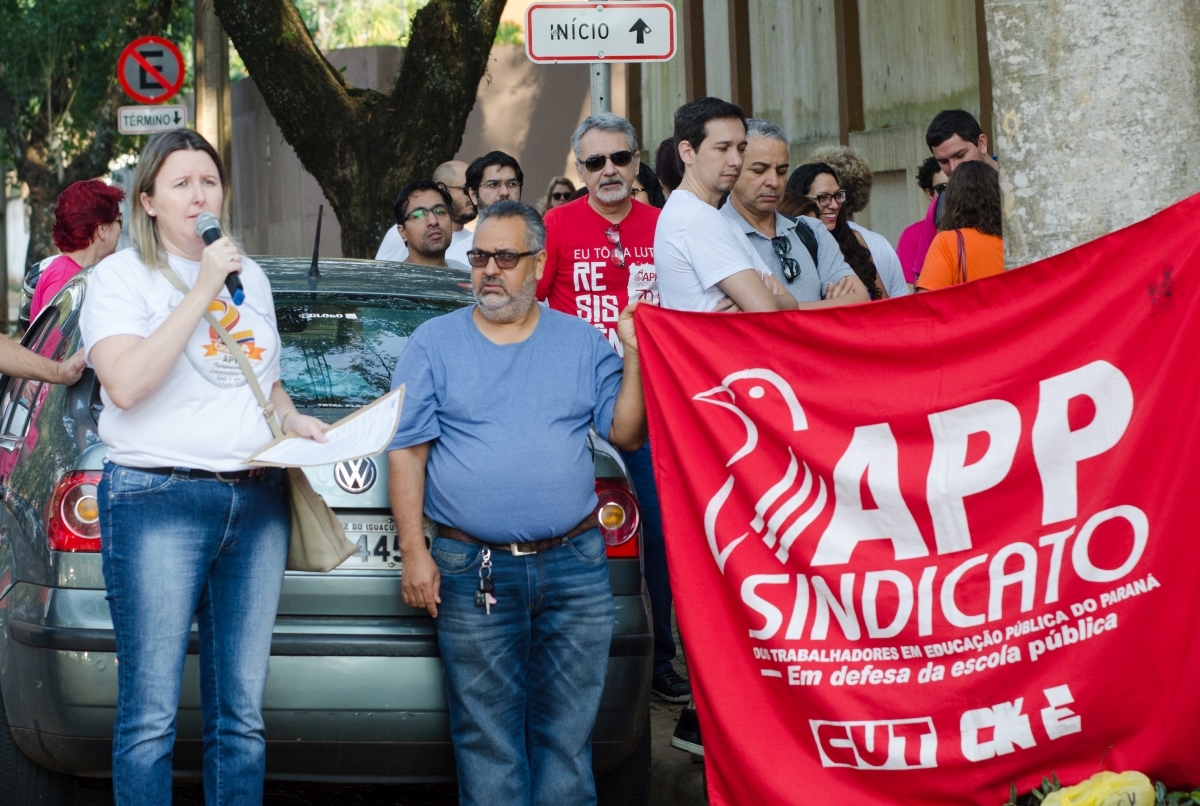 Cátia Castro: "Escolas sem nenhum funcionário/a em determinados turnos - foto Marcos Labanca