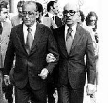 Roberto Marinho com o ditador Figueiredo 