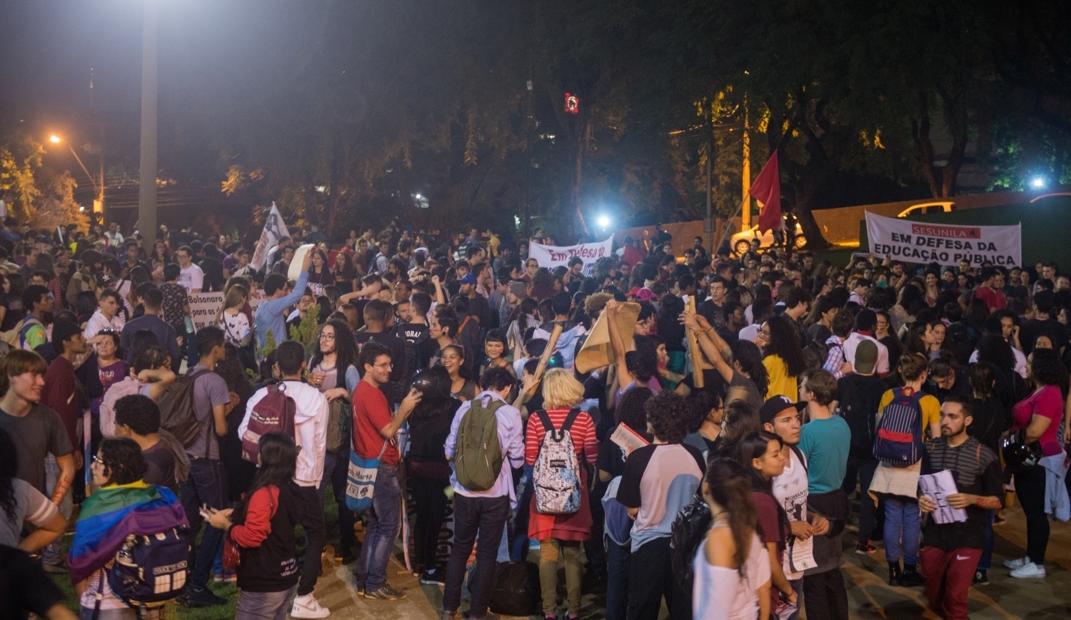 Praça da Paz foi um dos locais de concentração - foto Marcos Labanca