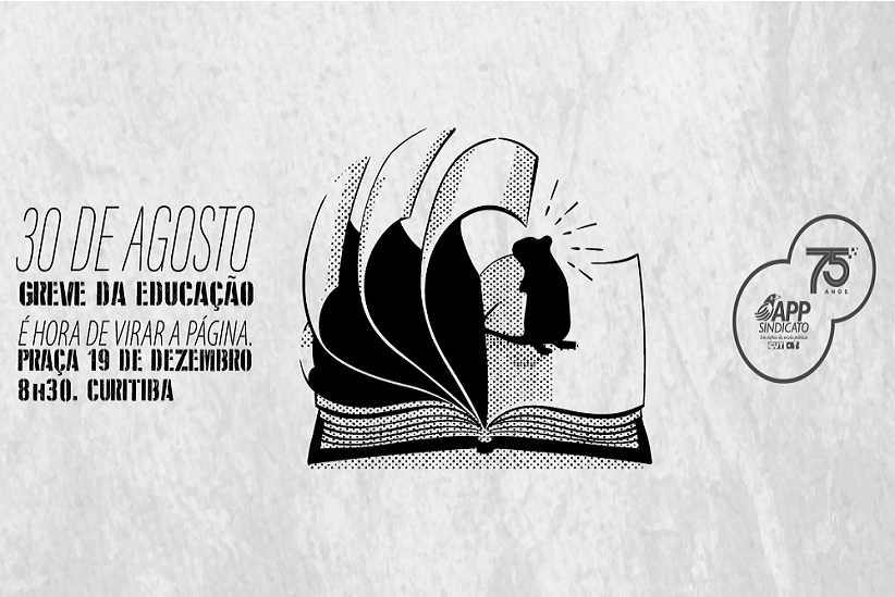 30 de agosto é dia de luto e luta para a educação APP-Sindicato